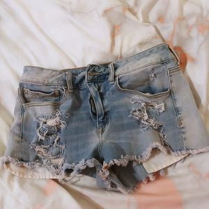 High rise shorts